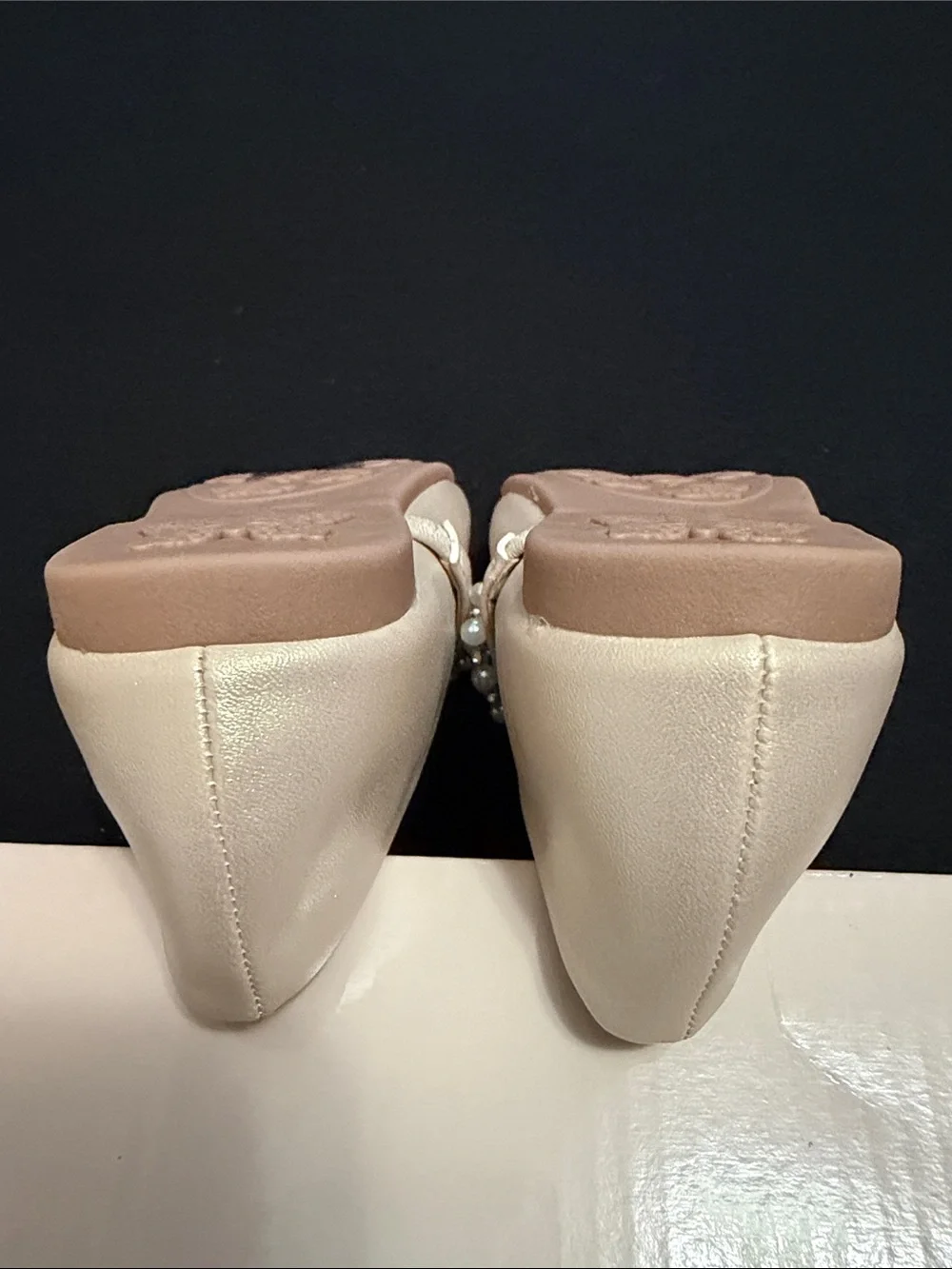 Tip Top Kids Nude Pink Toddler Mary Jane Ballet Flat Size 8